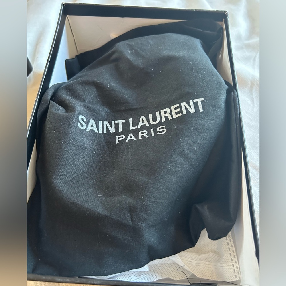 Saint Laurent Dupes 110mm Opyum Patent YSL-Heel Pumps.